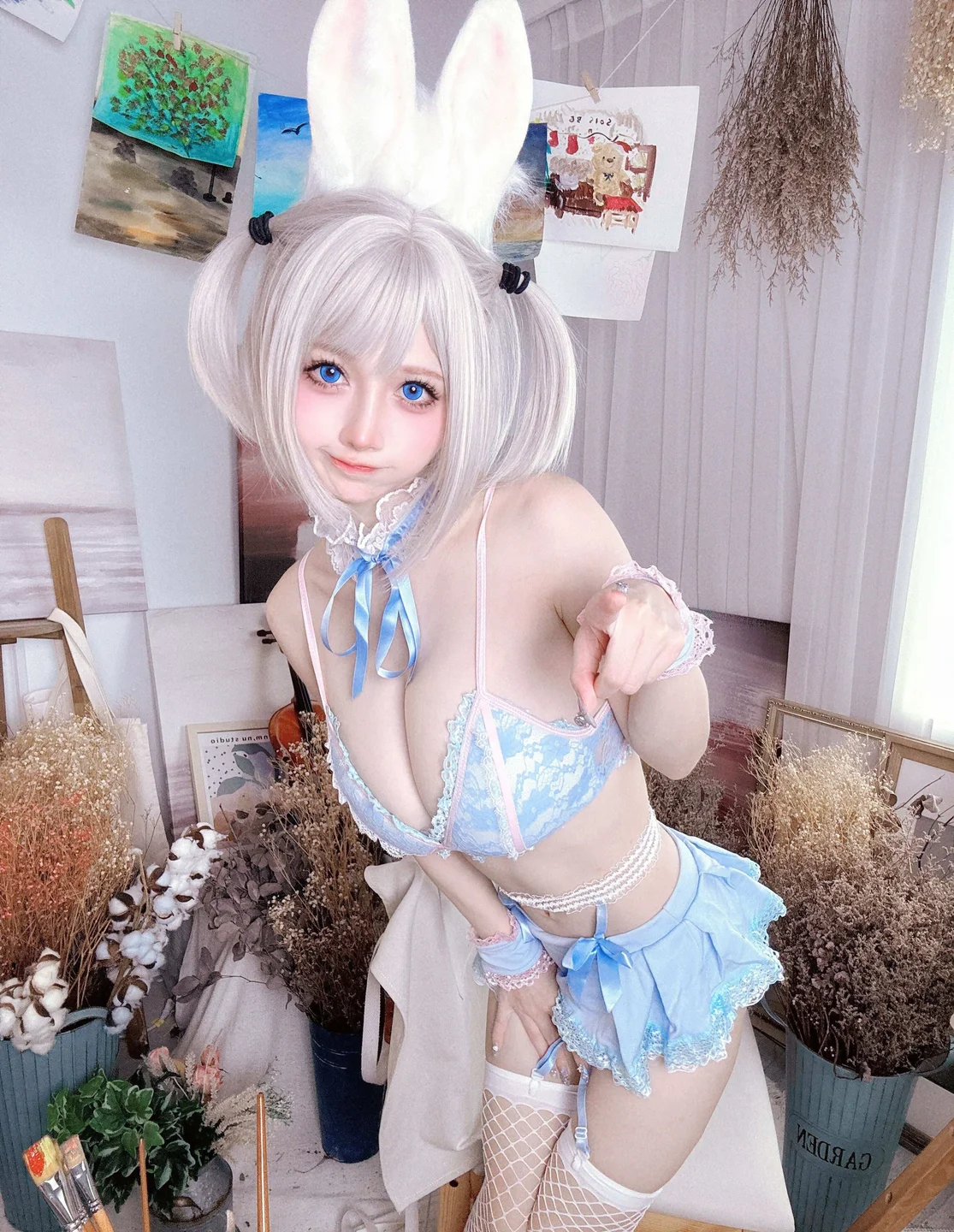 沖田凜花Rinka - 蓝色兔子 [70P-307MB] tg@simisebaisi 【丝足阁】013.webp